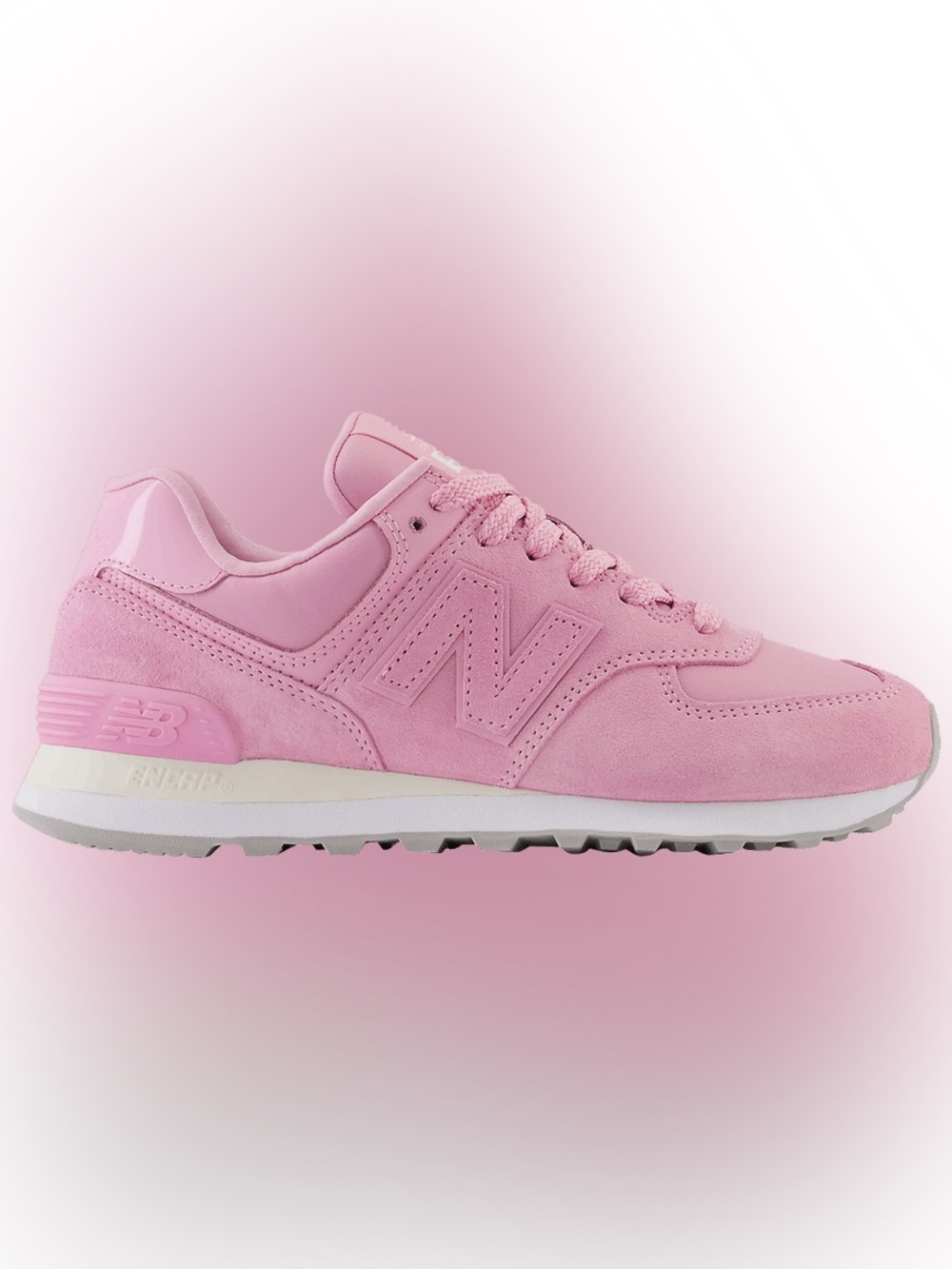 New Balance 574 pink sugar Lace-Up Sneakers 7.5
